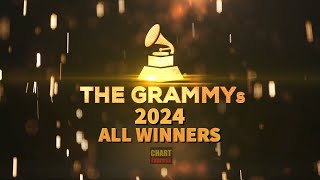 Grammys 2024  ALL WINNERS  The 66th Annual Grammy Awards 2024  February 04 2024  ChartExpress [upl. by Caresa]