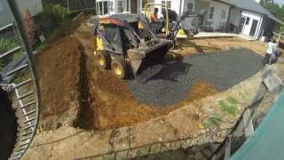 New Holland LS170 amp Volvo EC15B  Septic work [upl. by Anastassia]