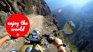 NEPAL MUSTANG  Royal Enfield Road Bike Tour GoPro Hero4 Silver [upl. by Lletnuahs]