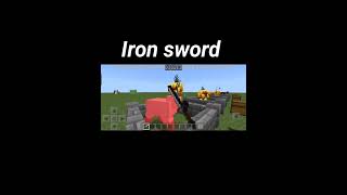 different types of sword to kill blaze part 2 how many time taken minecraft gaming gameplay [upl. by Cosenza]