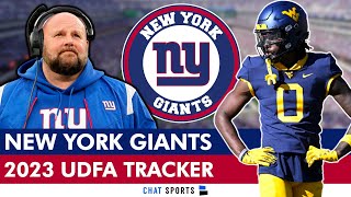 Giants UDFA Tracker New York Giants Sign These UDFAs After 2023 NFL Draft Ft Bryce FordWheaton [upl. by Honniball]