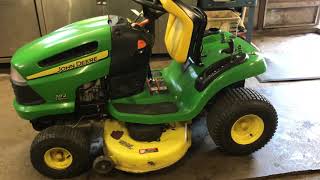 Lawn Tractor stopped running while cutting grass [upl. by Yablon]