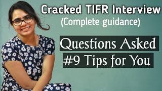 How to prepare for TIFR interview amp GS TIFR exam  tips for TIFR [upl. by Missie]