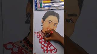 Color pencil portrait ✨ art pencildrawing drawing [upl. by Riki]