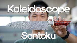 Making a 5000 Kaleidoscope Damascus Chefs Knife [upl. by Clotilda]