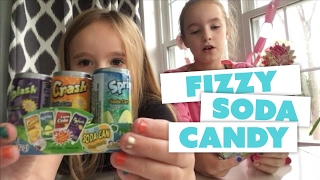 FIZZY SODA CANDY  We Tried It [upl. by Onida]