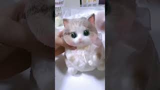 Brush away the gloom brush away everything cat squishyfun diy cute squishy squishable [upl. by Woolley840]