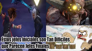 10 Jefes Iniciales de Videojuegos Actuales Tan Difíciles que Parecen Jefes Finales [upl. by Ainekahs]