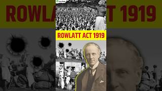 Rowlatt Act क्या था  🤔🤔 What Was Rowlatt Act 1919 in Hindi  shorts youtubeshorts [upl. by Ardnatal]