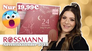 Rossmann 😱 24 moments only for you  Adventskalender 2022  Unboxing [upl. by Meraree995]