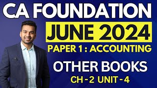 Subsidiary Books  Ch 2 Unit 4 Complete  CA Foundation Accounts June 2024  CA Parag Gupta [upl. by Ahtebat404]