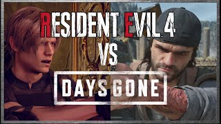 Resident Evil 4 vs Days Gone  GUNS COMPARISON [upl. by Nairda]