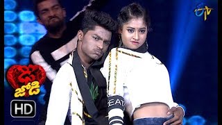 Somesh and Shresti Performance  Dhee Jodi  3rd October 2018  ETV Telugu [upl. by Ulberto]