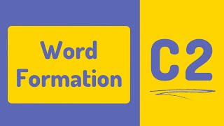 Word Formation C2  Método Divertido  Cambridge Proficiency [upl. by Comfort]