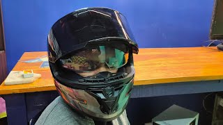 Aspida tourance Helmet My new helmet 🤓 Unboxing full raw and uncut video🥴 enjoy [upl. by Elrebma]