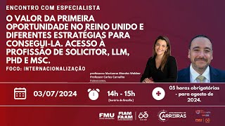 Aceleradora de Carreiras O valor da primeira oportunidade no Reino Unido [upl. by Akemal]