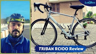 Triban review  Review triban rc100  Triban rc 100 review in tamil  Triban 100  Road bike review [upl. by Abott]