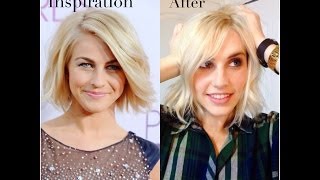 Julianne Hough Haircut Tutorial With Amy Whitcomb TransformationSO CUTE [upl. by Bailey]