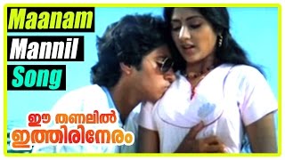 Ee Thanalil Ithiri Neram movie Songs  Maanam Mannil song  Rahman  Rohini  K J Yesudas  Janaki [upl. by Aro]