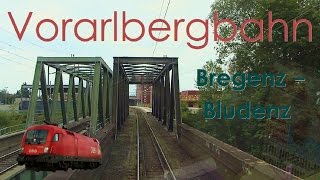 Führerstandsmitfahrt Vorarlbergbahn Bregenz  Bludenz HD  Cab Ride  ÖBB 1116 [upl. by Arit]