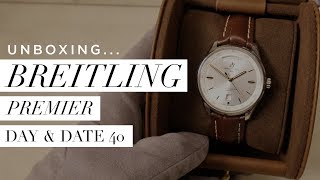 Breitling Premier Automatic Day amp Date 40 UNBOXING Design Movement Feel [upl. by Aneeres635]