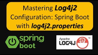 Log4j2 Configuration in Spring Boot Using log4j2properties for Logging  Spring Boot logging [upl. by Suzette]