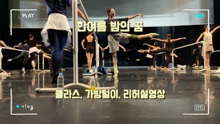 발레 클라스 부터 가방털이 리허설까지 보는 한여름 밤의 꿈 ballet balletclass 브이로그 일상 서울시발레단 [upl. by Nahsar770]