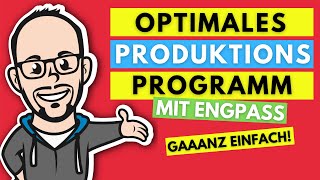 Optimales Produktionsprogramm mit Engpass gaaanz einfach [upl. by Llertnov785]