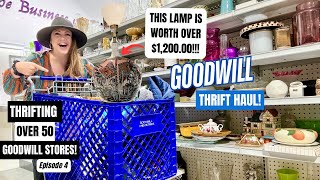 AN UNBELIEVABLE FIND THRIFTING OVER 50 GOODWILL THRIFT STORES Thrift With Me Episode 4 [upl. by Rosaleen]