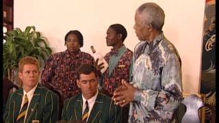 Mandela forging a nation from the playing field [upl. by Leif]