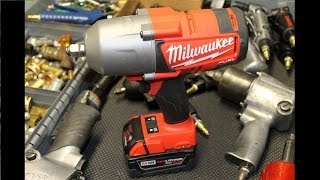 Milwaukee M18 FUEL 276322 High Torque 12quot Impact Wrench [upl. by Enneyehs]