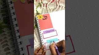 Daily planner ideas Using notebook 🌷shorts dailyplanner [upl. by Pang]