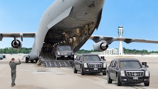 How the US is Transporting the Worlds Most Secure President Convoy [upl. by Euqirat]