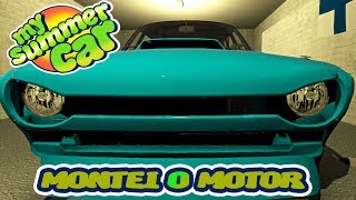 MONTEI O MOTOR DO CARRO MAIS O PIOR ACONTECEU LOGO DEPOIS DE TUDO PRONTO  MY SUMMER CAR [upl. by Terrene]