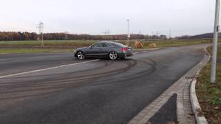 Audi A5 30 TDI Quattro Drift Donut [upl. by Nosduj357]