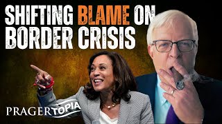 Kamala Shifts Border Crisis Blame In First Interview Since Biden Dropped Out [upl. by Acinomed217]