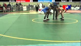 University Natls FS 55 KG  12125 lbs Cruse Aarhus vs Jerome Robinson [upl. by Colligan]