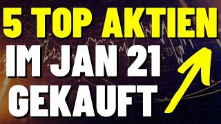 🔥 TOP 5 HEIßE AKTIEN IM JANUAR 2021 GEKAUFT 🚀 WELCHE AKTIEN 2021 KAUFEN  HOT STOCKS AKTIEN 2021 [upl. by Serg895]