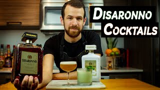 Amaretto Sour amp Boozy Milkshake  Cocktails with Disaronno [upl. by Ahsiloc]