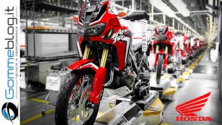 Honda Africa Twin Production Motorcycles In Japan [upl. by Hoye]