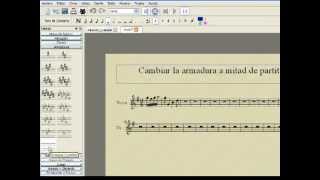 Cambiar la ARMADURA en mitad de una partitura con MuseScore 13 [upl. by Sands]