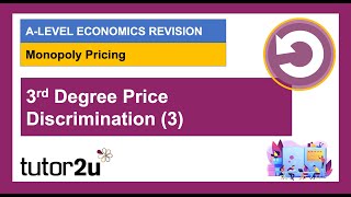 Price Discrimination 3rd Degree Price Discrimination Video 3 of 4 [upl. by Aihsel]