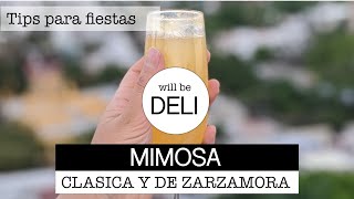 Cómo preparar Mimosas  Cocteles fáciles con jugo de naranja  perfecto para el desayuno o brunch [upl. by Brigitta968]