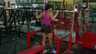 How to Do Barbell Squats to a Bench [upl. by Riley]