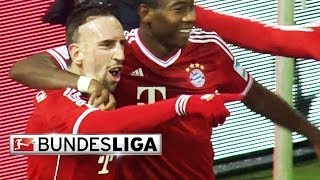 Bayerns Ribery Scores Two Goals in 70 Bremen Thrashing [upl. by Mill]