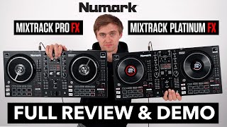 Numark Mixtrack Pro FX amp Platinum FX Review  The best new DJ controllers for beginners [upl. by Alekram]