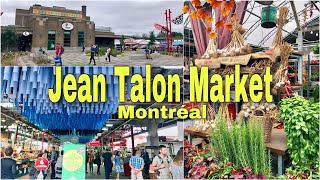 4K 🇨🇦 Jean Talon Market  Montréal  Walking Tour [upl. by Oidivo937]