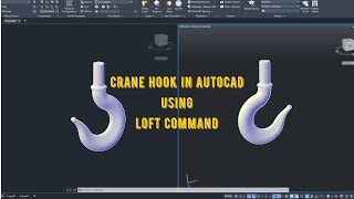 Autocad tutorials  Exercise 23 Crane hook in Autocad [upl. by Ardeed]