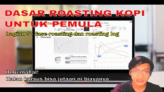 Dasar Roasting Kopi untuk Pemula Part 5  Fase Roasting dan Roasting log [upl. by Neau]