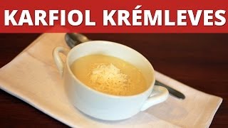 Karfiol krémleves videó recept [upl. by Olympe]